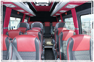 T13 Mercedes Sprinter inside picture,Part leather seats.
